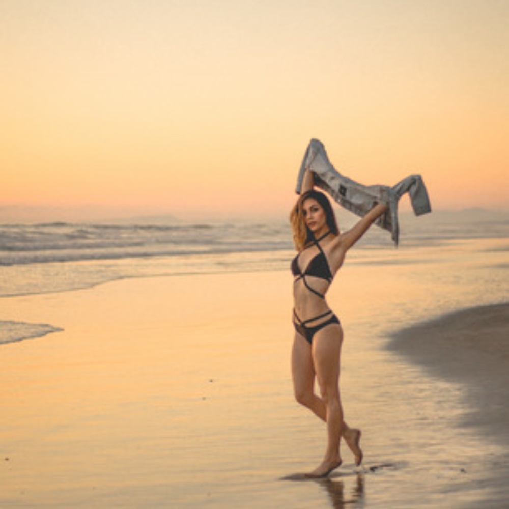 Black Strappy Bikini